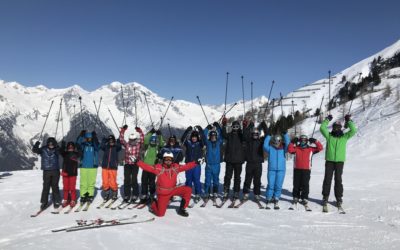 Ski- und Snowboardkurs der AFS in Südtirol