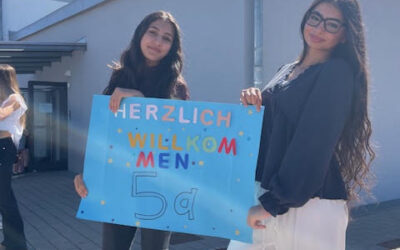 Herzlicher Empfang für die neuen Schülerinnen und Schüler an der Anne-Frank-Schule